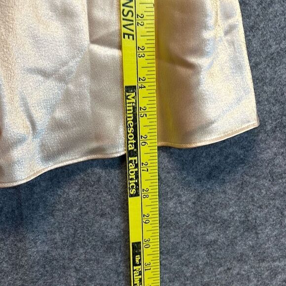 NWT CABERNET Women’s Camisole Satin Lace Trim Sleeveless Champagne Size Large - Picture 11 of 14